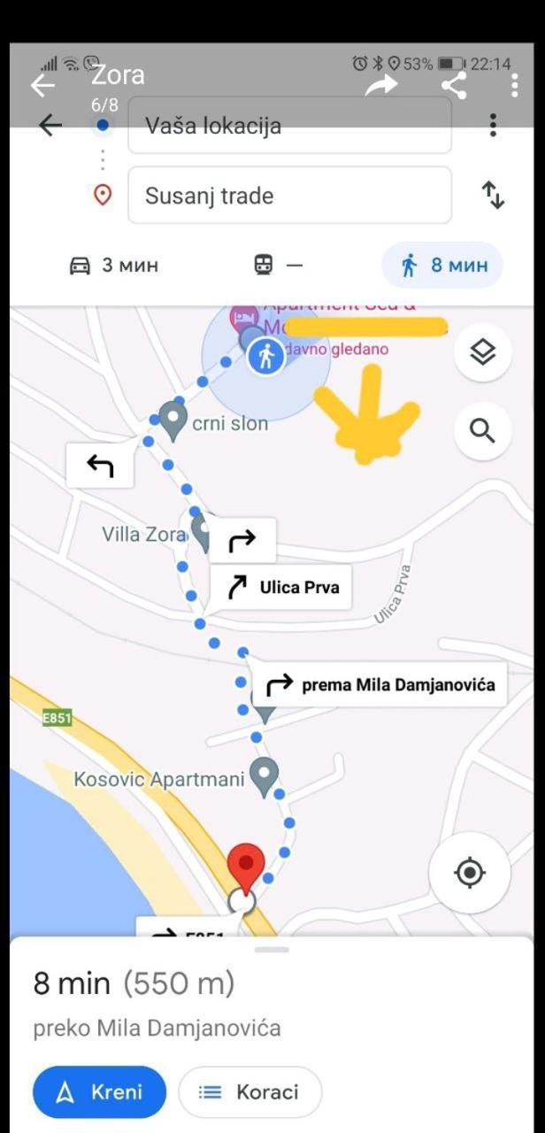 Slavica Sweet Apartment Šušanj Eksteriør billede